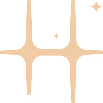 Beige H-kirjain vihreällä taustalla, kaksi tähteä.